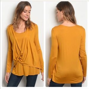 NWT 3 Pk Mustard Top S M L    Only 1 Left!